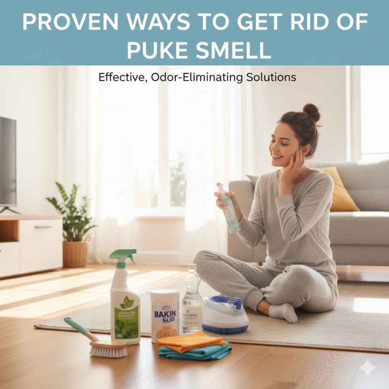 Proven Ways To Get Puke Smell Out