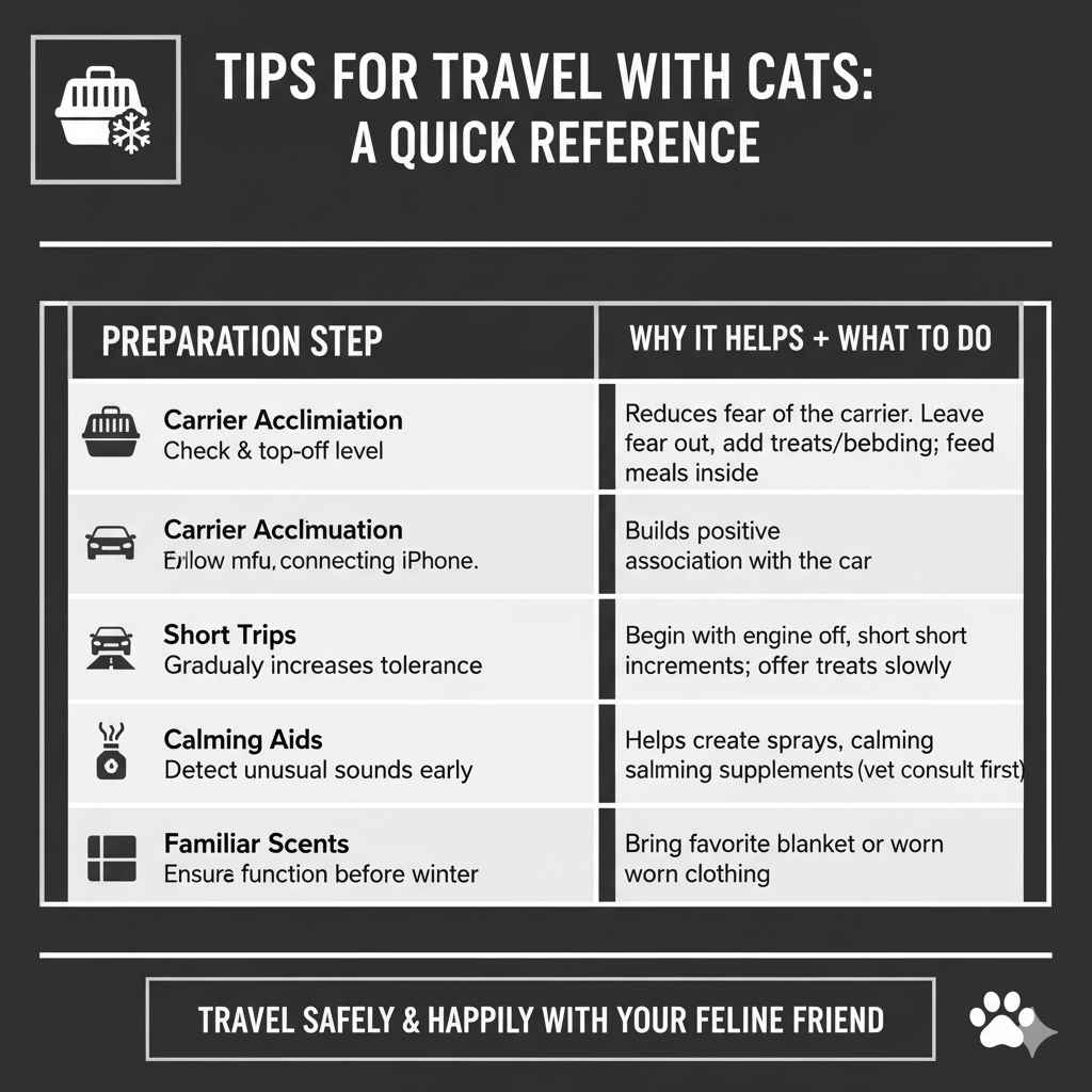 Tips for Travel with Cats