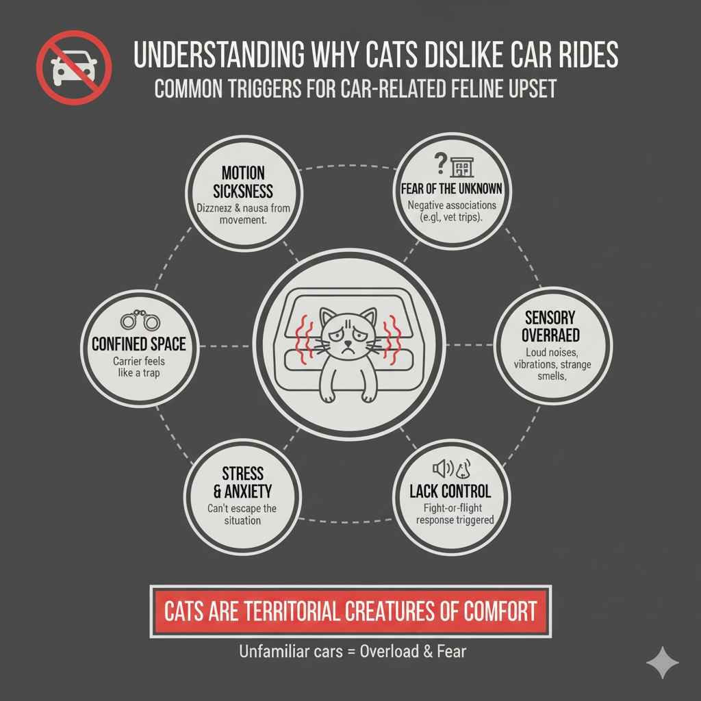 Understanding Why Cats Dislike Car Rides
