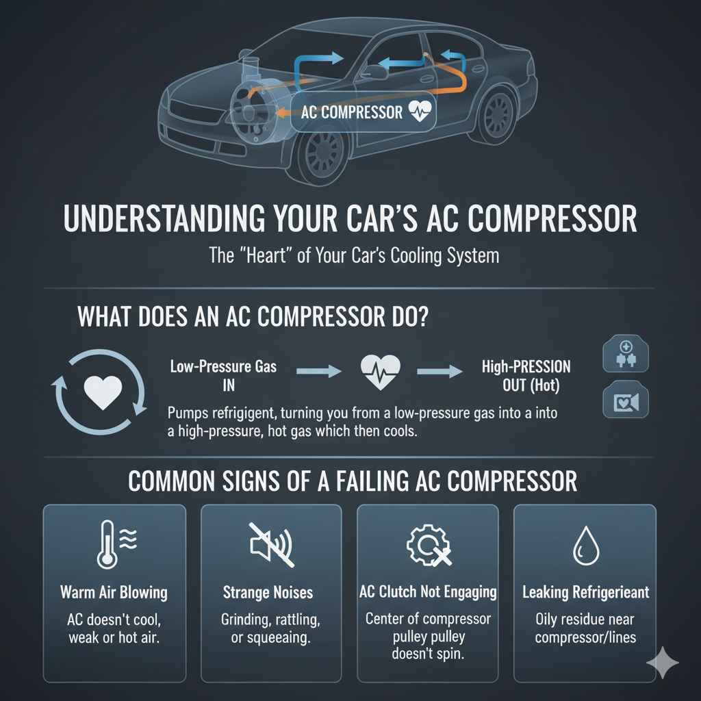 Understanding Your Car's AC Compressor