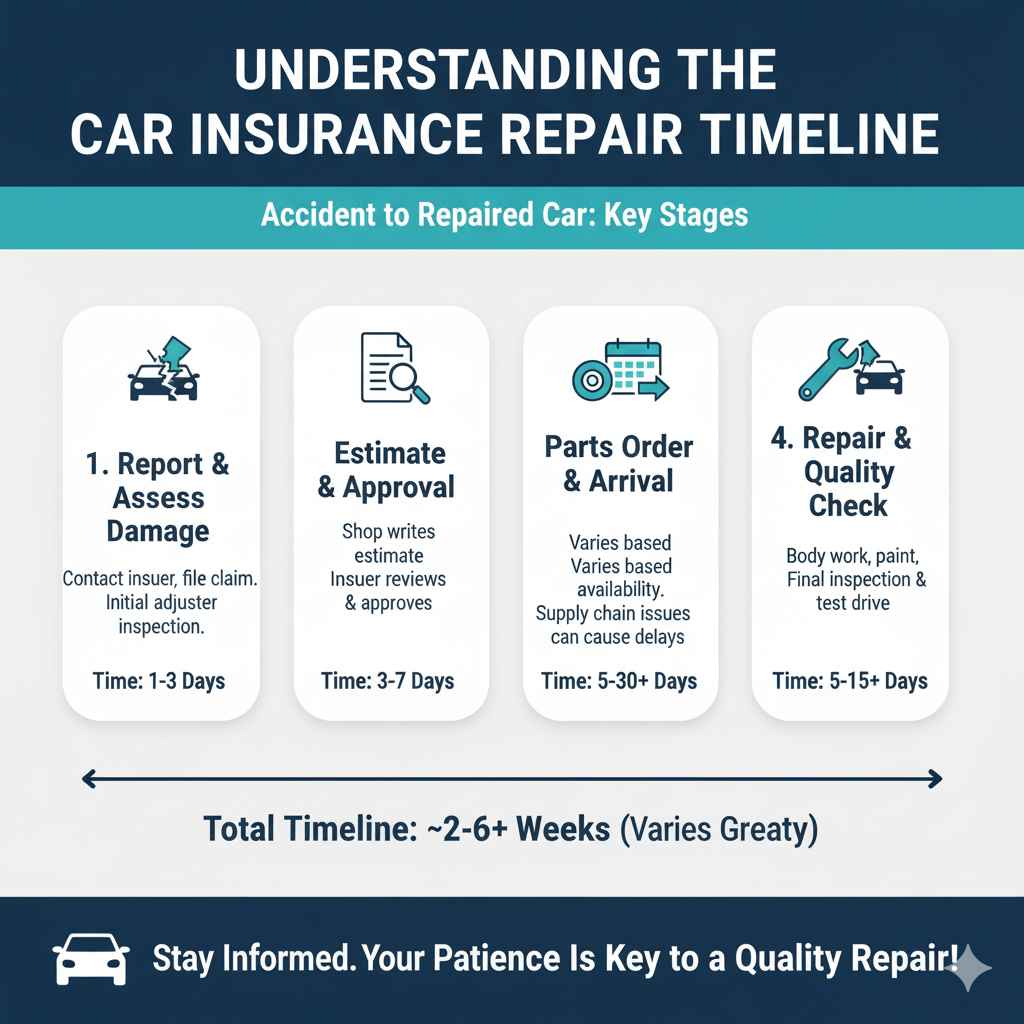 Understanding the Car Insurance Repair Timeline