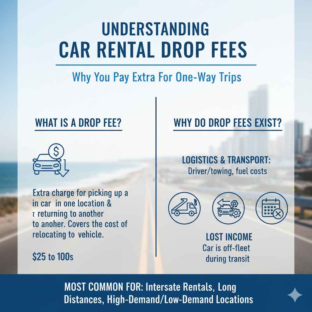 Understanding Car Rental Drop Fees