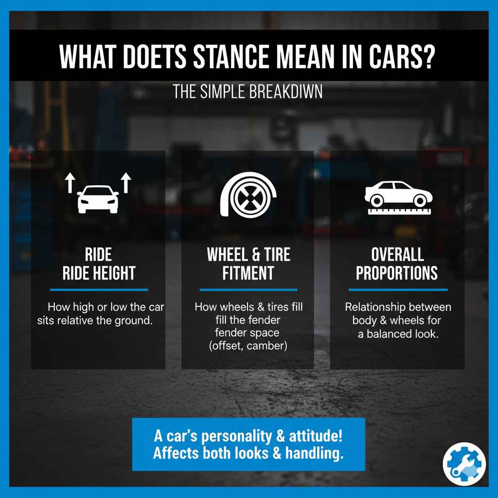 What Does Stance Mean in Cars