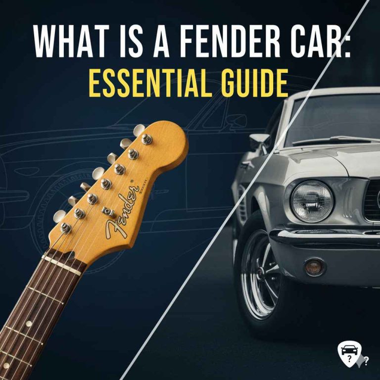 What Is A Fender Car