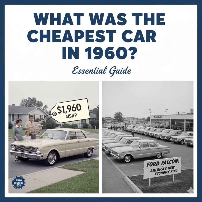 What Was The Cheapest Car In 1960