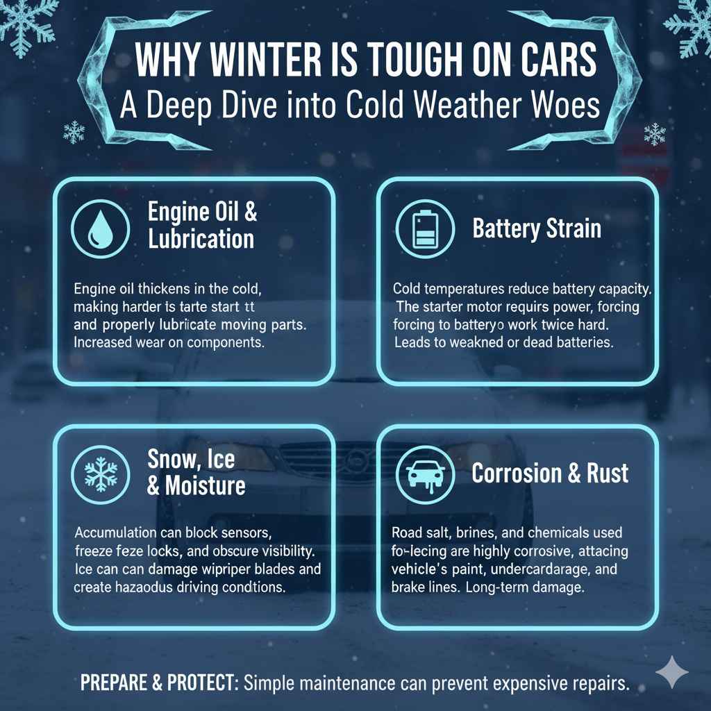 Why Winter is Tough on Cars