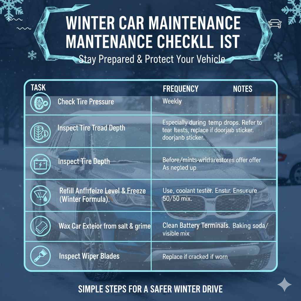 Winter Car Maintenance Checklist