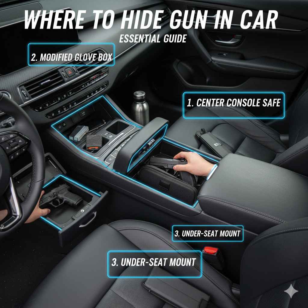 Where to Hide Gun in Car