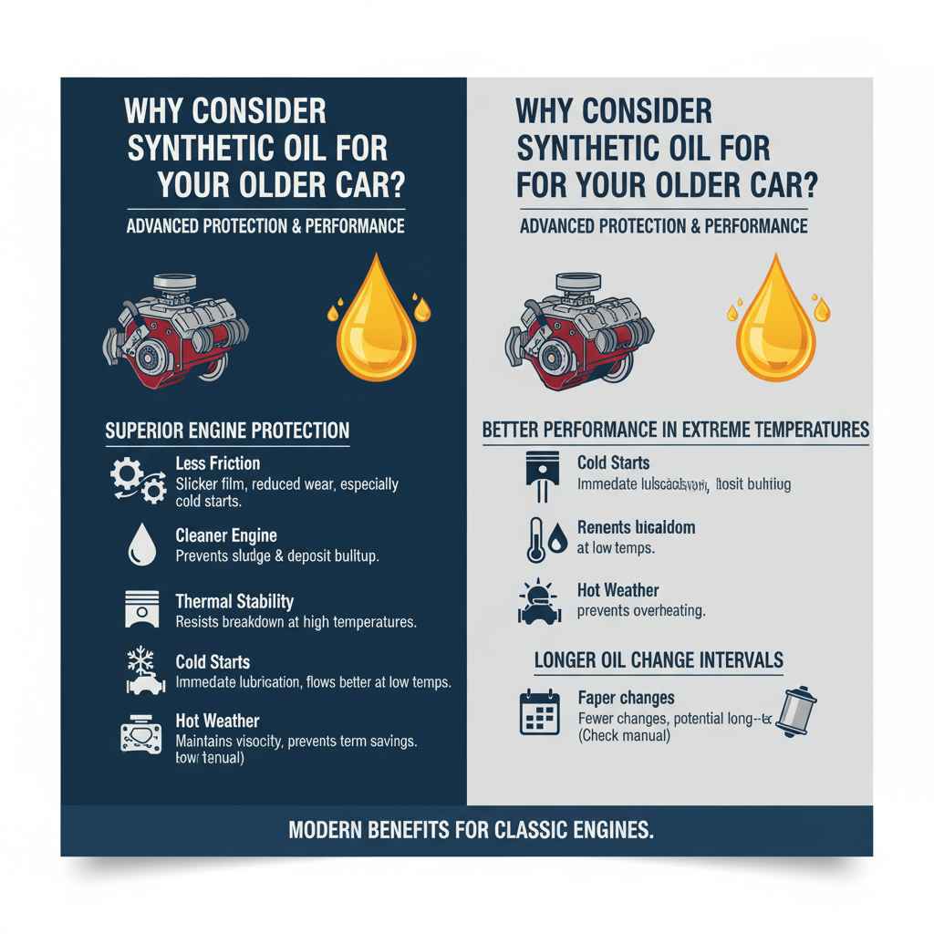 Why Consider Synthetic Oil for Your Older Car