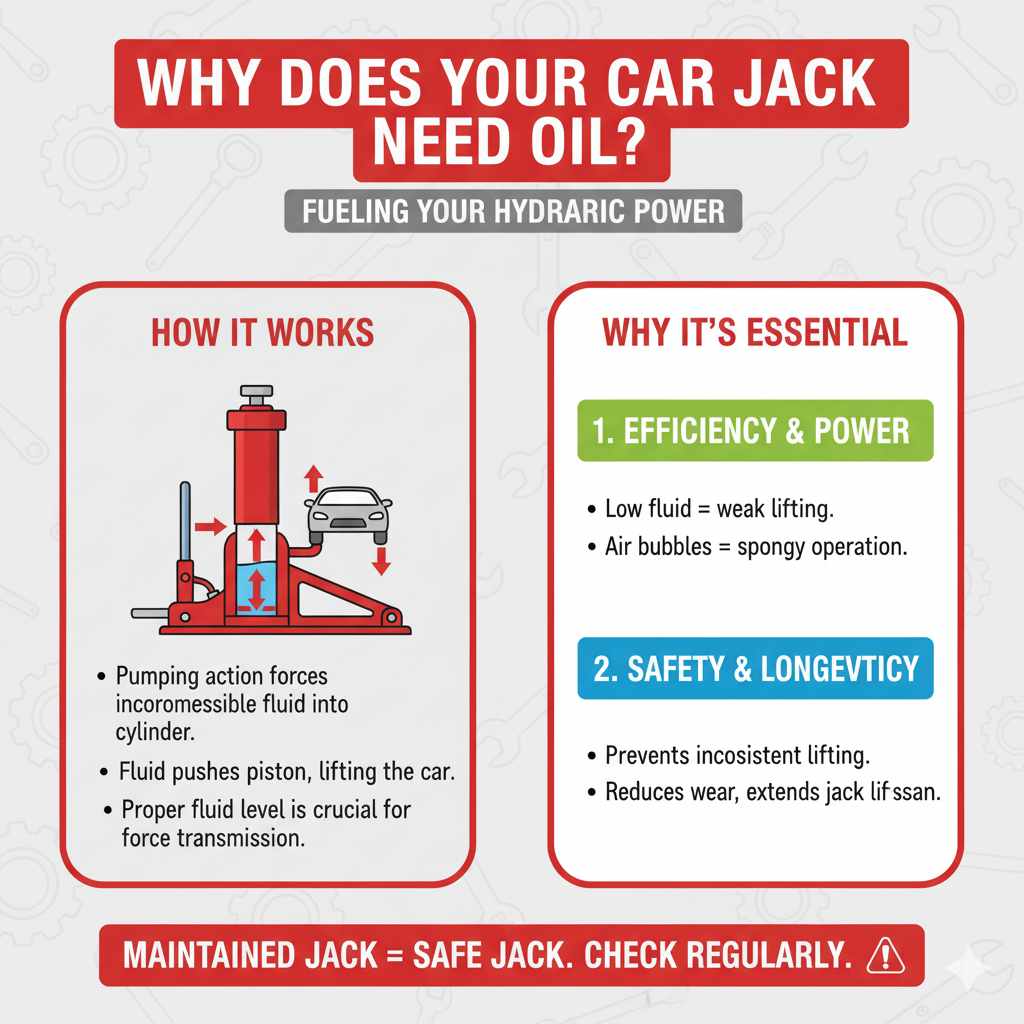 Why Does Your Car Jack Need Oil