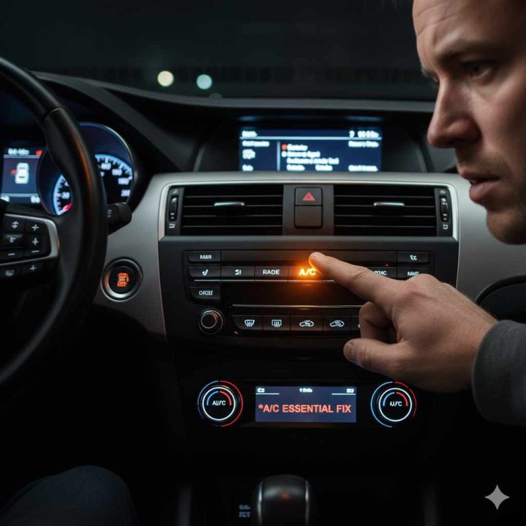 Why Is The AC Light Blinking In My Car