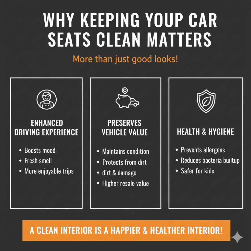 Why Keeping Your Car Seats Clean Matters