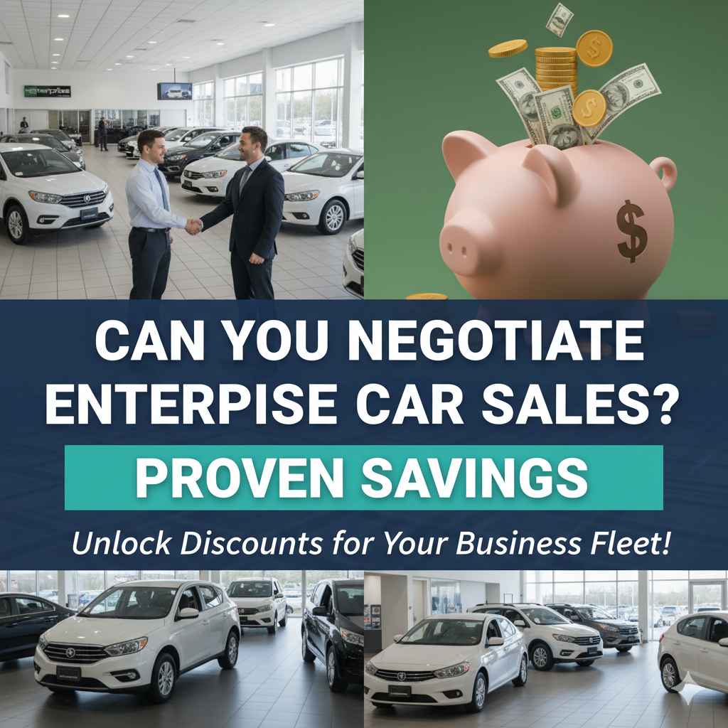 Why Negotiating at Enterprise Car Sales is Possible