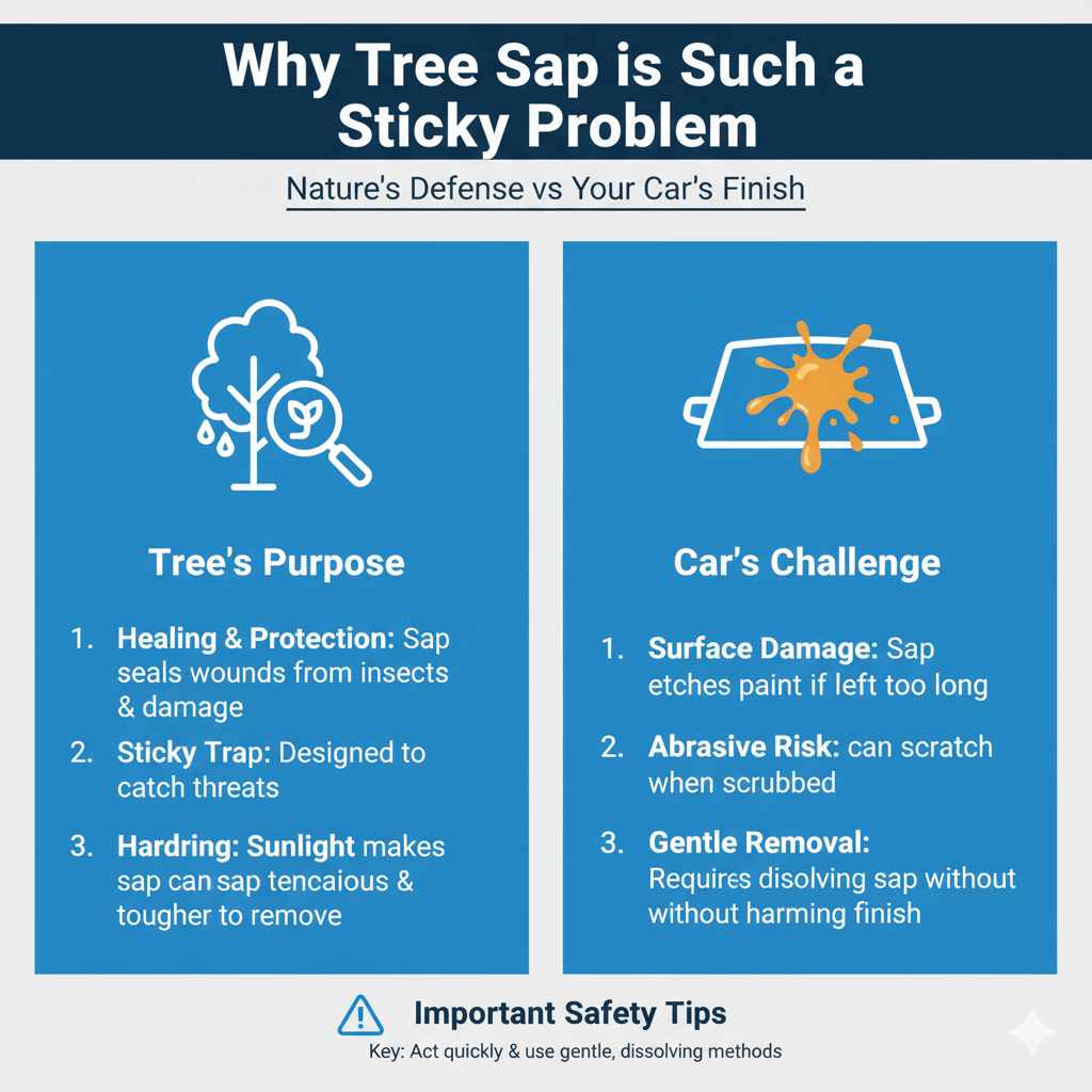 Why Tree Sap is Such a Sticky Problem