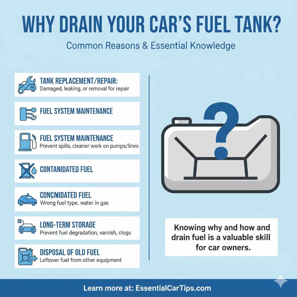 Why Would You Need To Drain Your Car's Fuel Tank