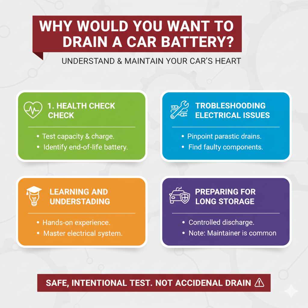 Why Would You Want to Drain a Car Battery