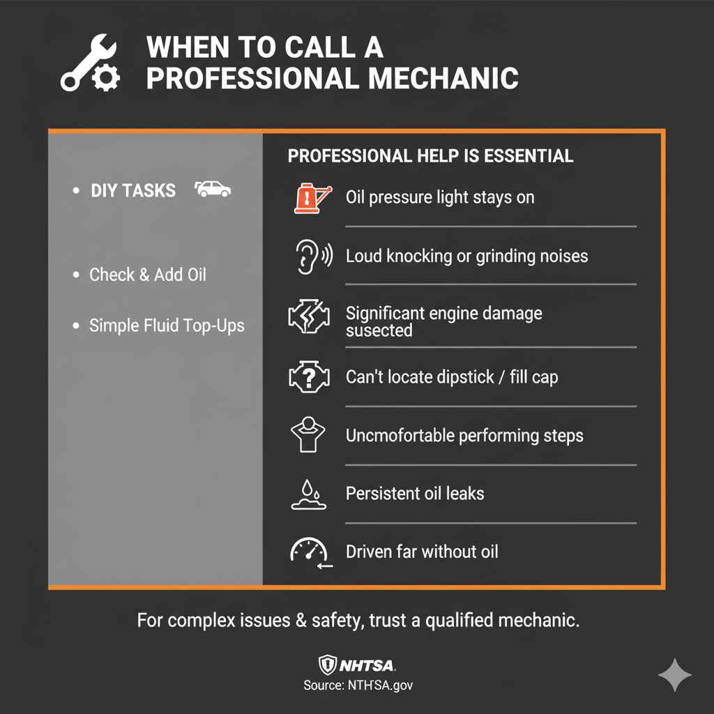 When to Call a Professional Mechanic