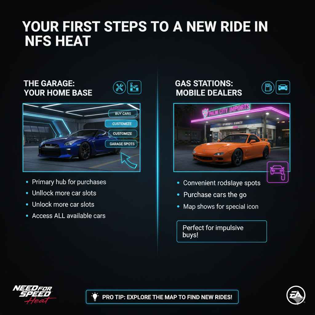 Your First Steps to a New Ride in NFS Heat