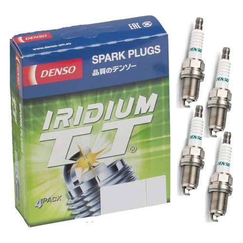 Denso IKH20TT Iridium TT Spark Plugs 4704-4 PK | Replaces 12565996 MN158596 LR0 05483 12 78 8884 30650379-0 30650843-0 3