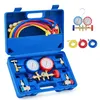 Orion Motor Tech 3-way AC diagnostic manifold gauge set for R134a