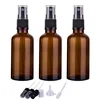 2oz amber glass spray bottles for essential oil car spray, set of 3