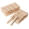 Large wooden clothespins for DIY car air freshener clips, 50-pack