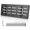 RED WOLF no-drill front license plate holder with anti-theft screws