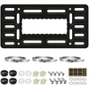 XCLPF no-drill front license plate bracket kit with cable ties and screws