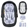 Infant car seat head support insert
