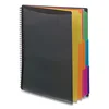 Smead 12 pocket poly project organizer with colored tabs