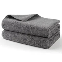 Large microfiber car drying towels two pack, lint free and scratch free