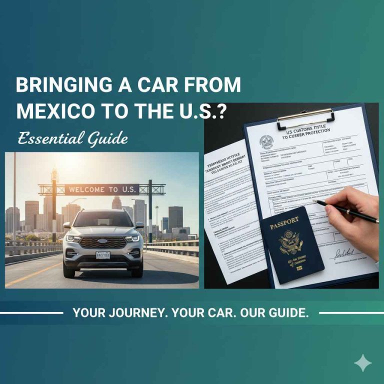 Can I Bring A Car From Mexico To US