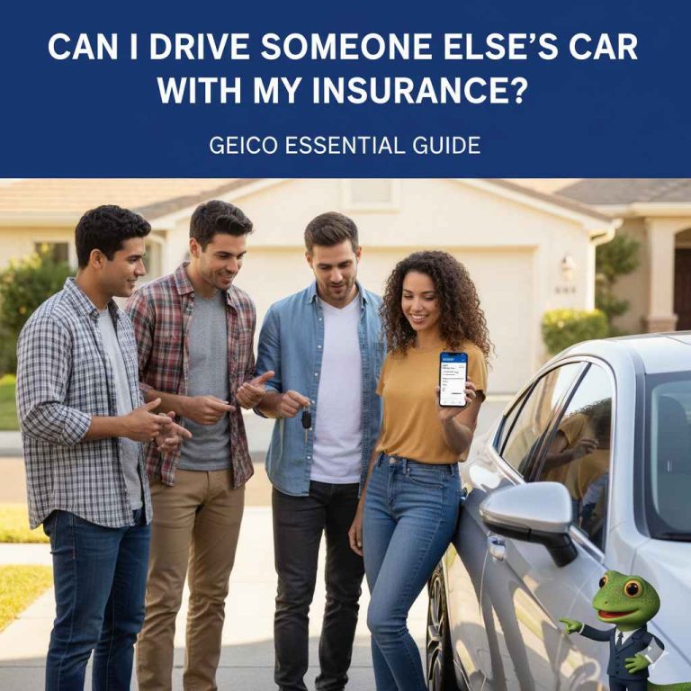 Can I Drive Someone Else's Car With My Insurance Geico