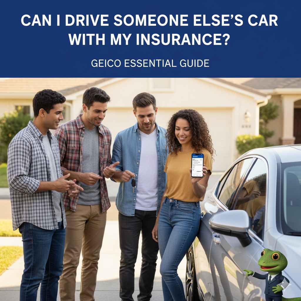 Can I Drive Someone Else's Car With My Insurance Geico