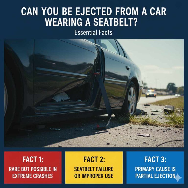 Can You Be Ejected From A Car Wearing Seatbelt