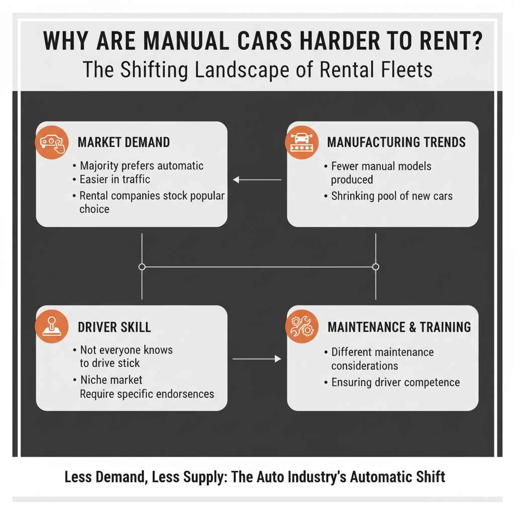 Why Are Manual Cars Harder to Rent