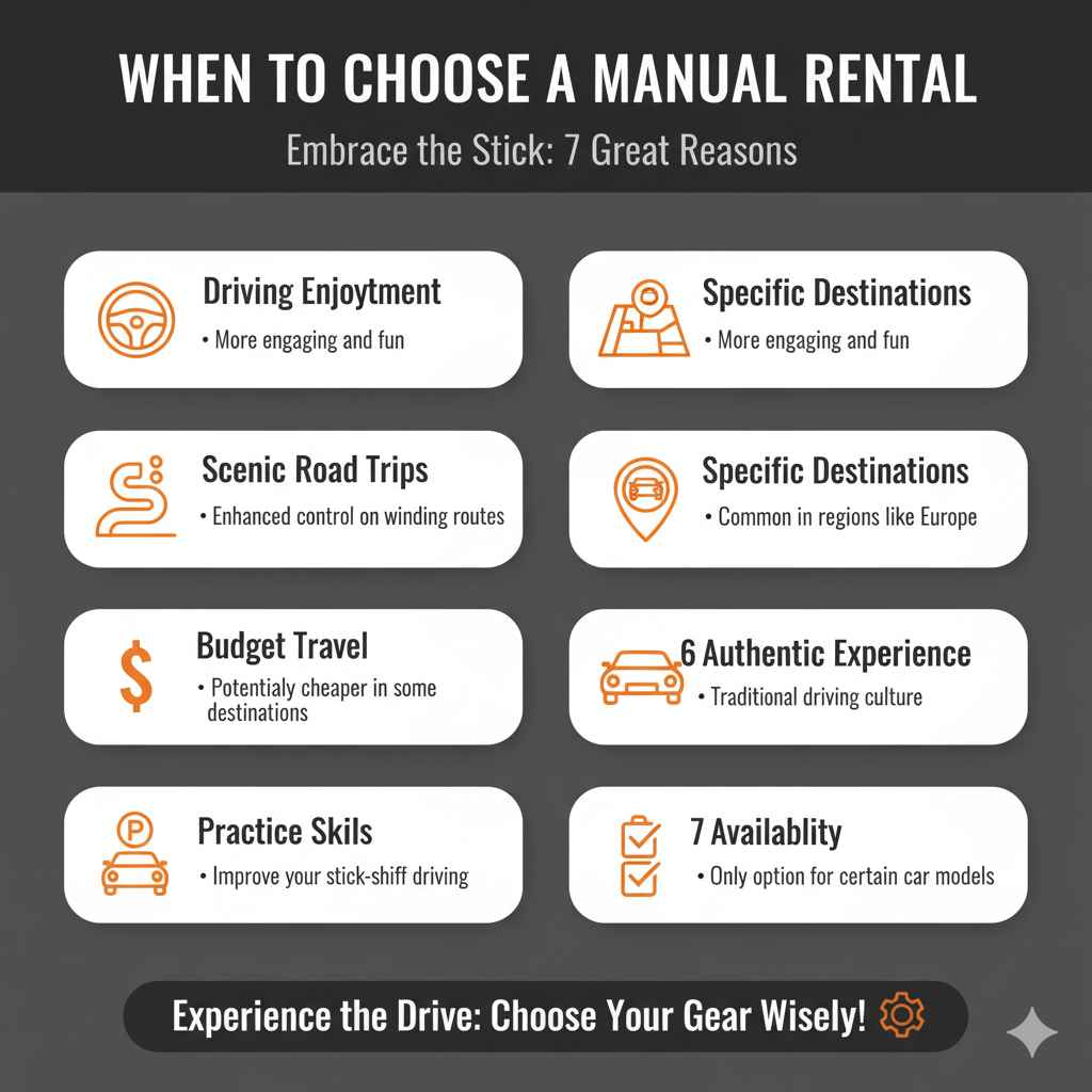 When to Choose a Manual Rental