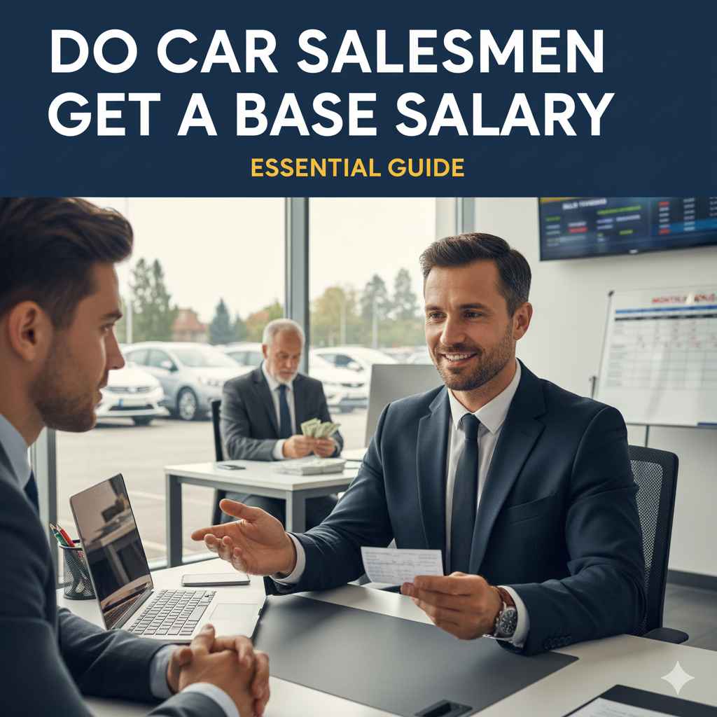 Do Car Salesmen Get A Base Salary