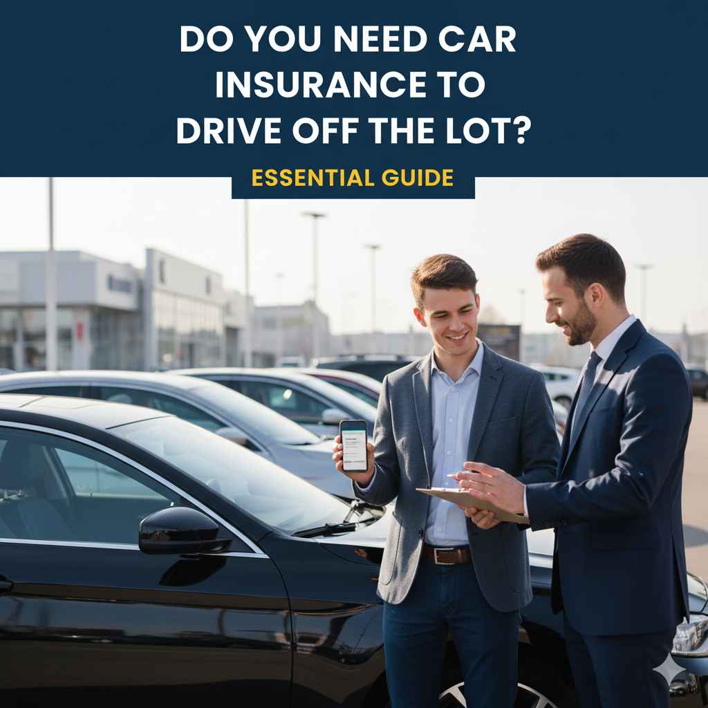 Do You Need Car Insurance To Drive Off The Lot