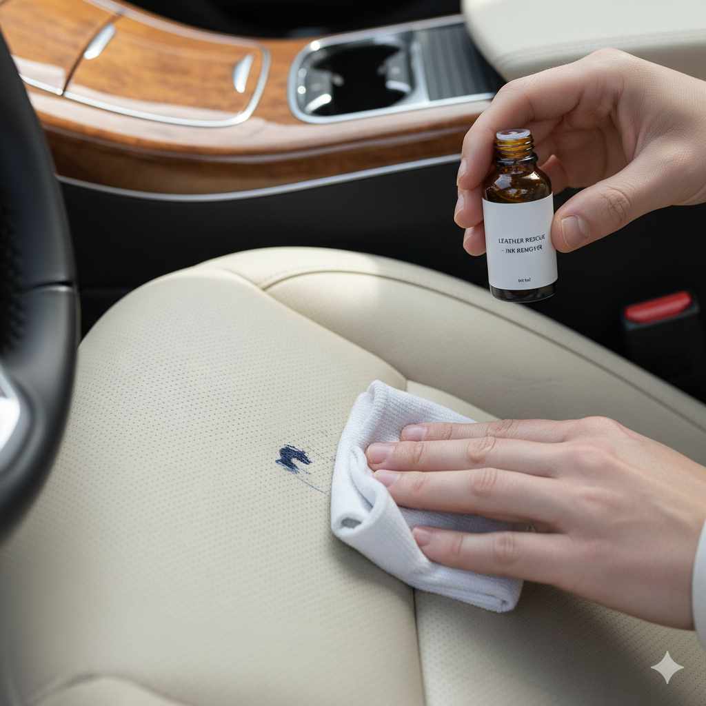 Genius Way to Remove Pen Ink Off Leather Car Interior