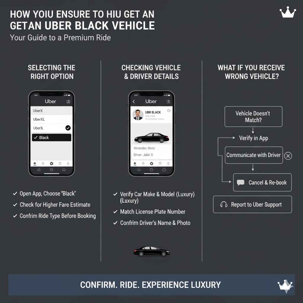 How to Ensure You Get an Uber Black Vehicle