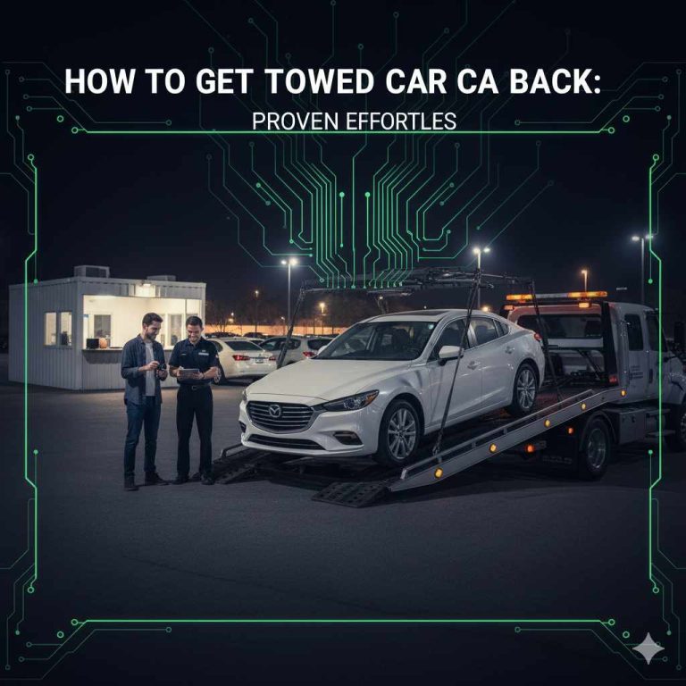 How To Get Towed Car Back