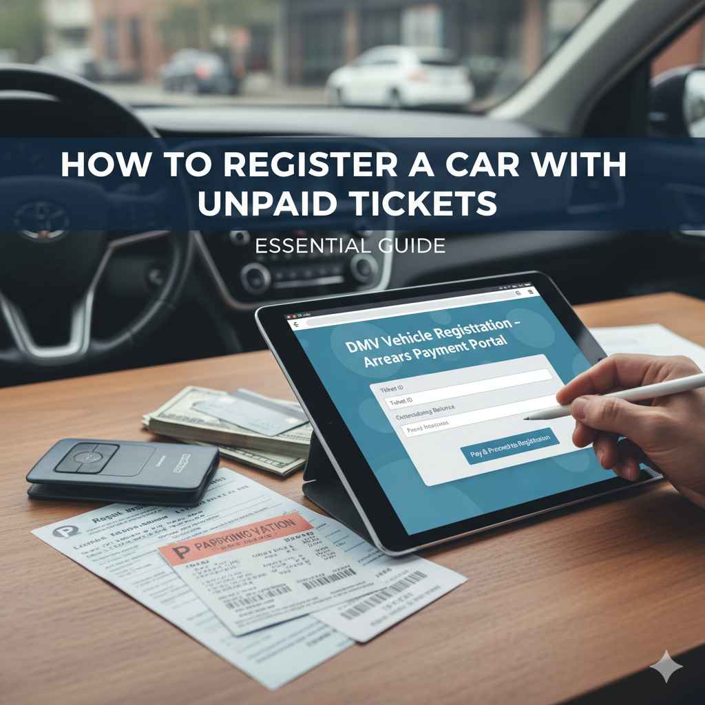 How To Register a Car With Unpaid Tickets