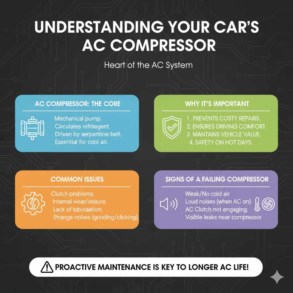 Understanding Your Car's AC Compressor