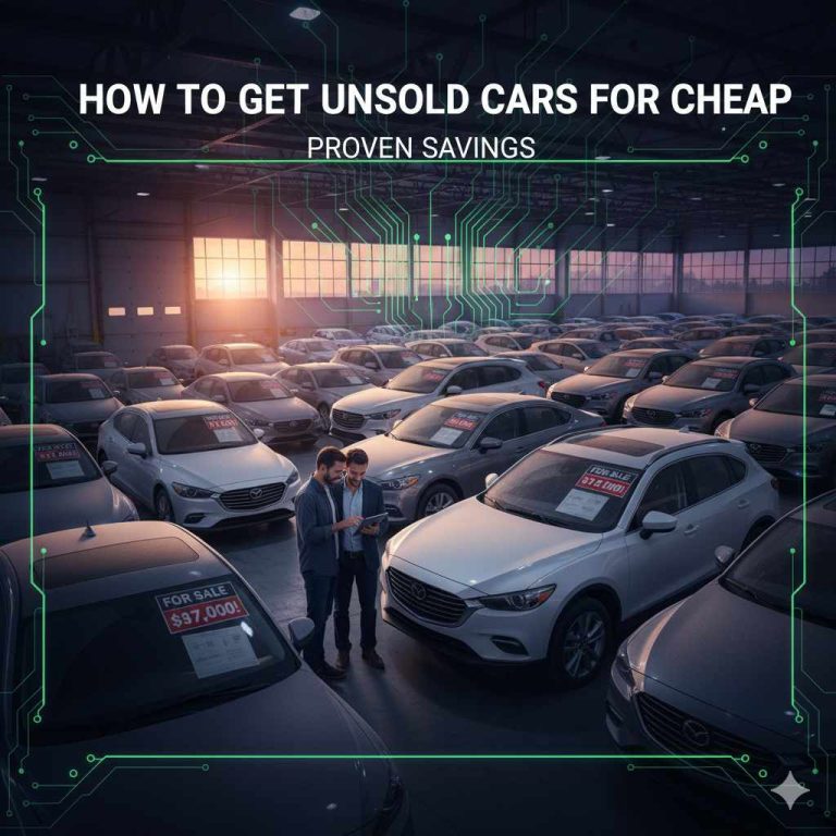How to Get Unsold Cars for Cheap: Proven Savings