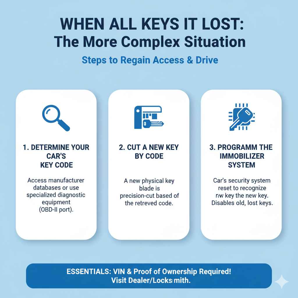 When All Keys Are Lost: The More Complex Situation