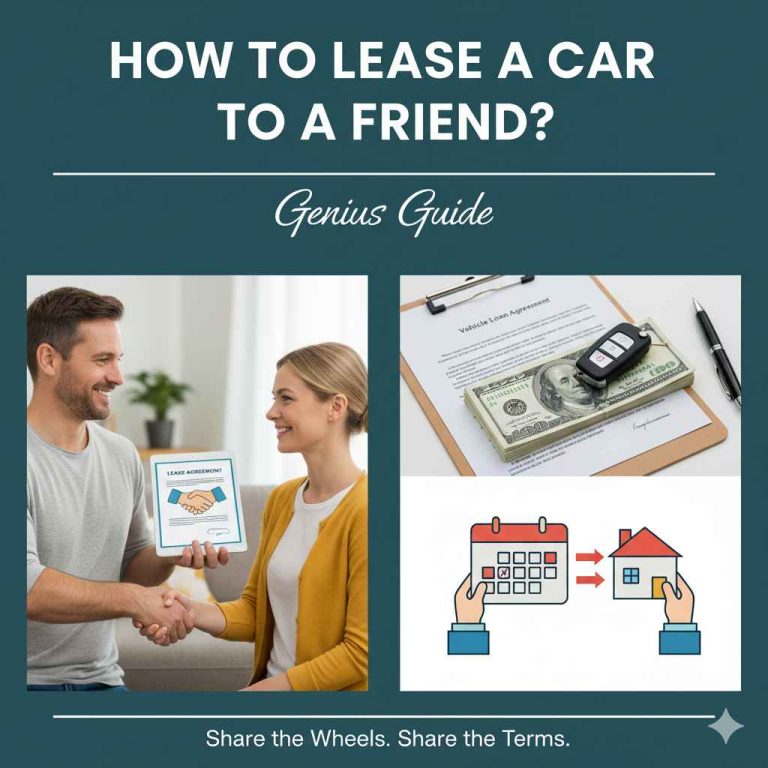 How to Lease a Car to a Friend