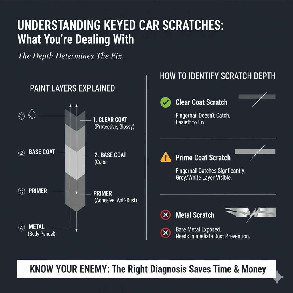 Understanding Keyed Car Scratches