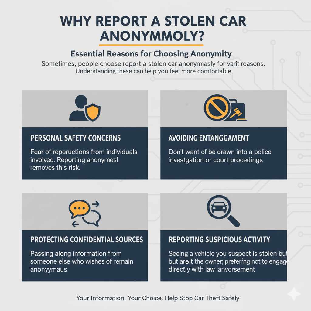 Why Report a Stolen Car Anonymously