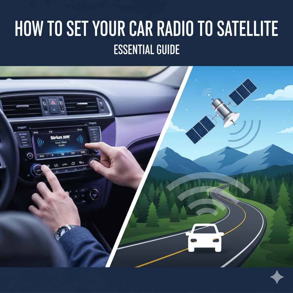 How to Set Your Car Radio to Satellite